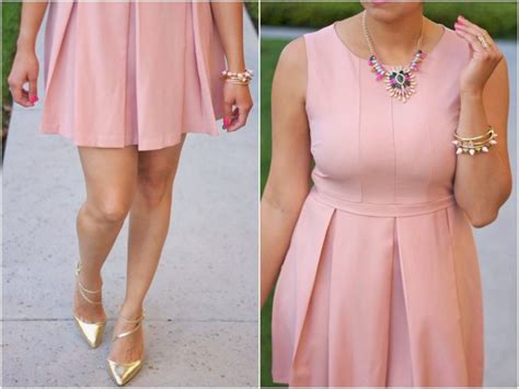 heels to match pink dress.